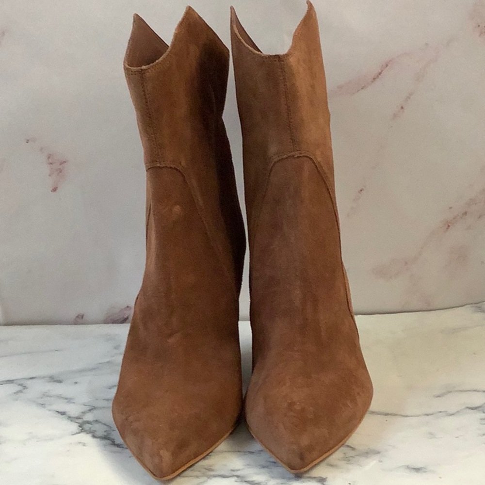 NWT Dolce Vita Women's Ankle Boot Brown Suede Size 6.5 - Picture 2 of 5
